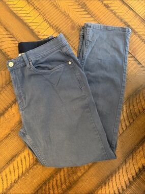 Men's Slim Fit Chino Pants in Slate Blue